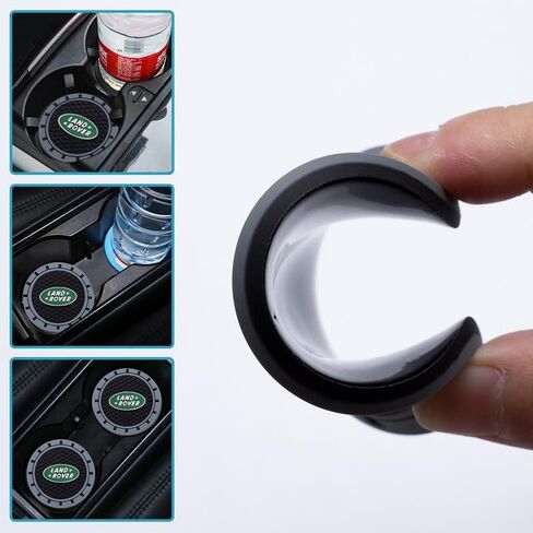 Silicone Car Cup Holder Coaster, Auto Cup Holder Insert Coaster Compatible with BMW X1 X3 X7 X5 X6 1 3 5 6 Series Z4 7 M Series, 2PCS in Saudi Arabia