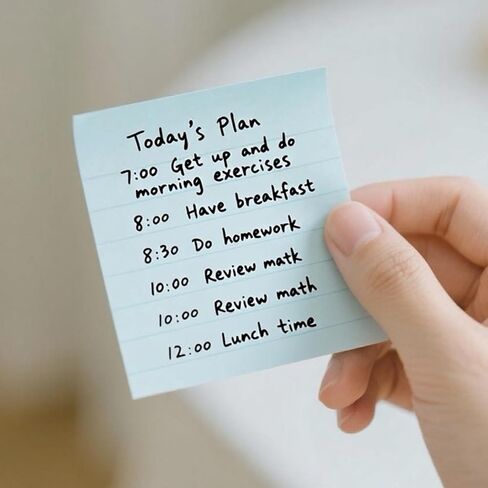 4 Packs Lined Sticky Notes Set, 200 Sheets Colorful Sticky Notes with Lines for Office Home Use, As Note Memo Pads(Blue Green Yellow Pink) in Saudi Arabia
