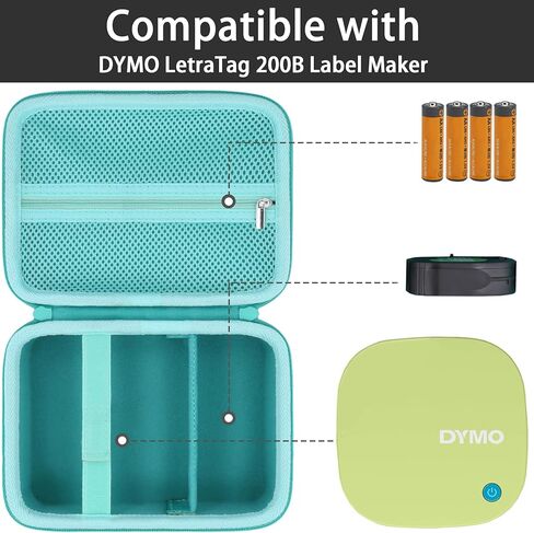 Label Printer Case Compatible with DYMO LetraTag 200B Bluetooth Compact Label Maker(Daydream Blue Case) in Kuwait
