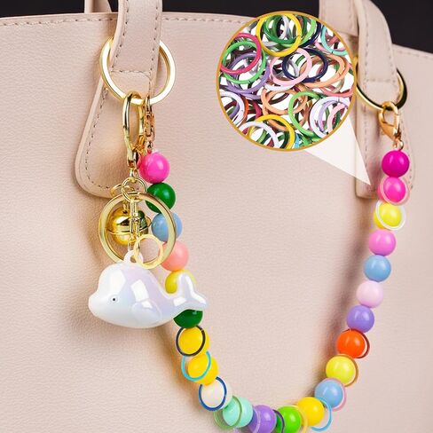 200 Pieces Colored Jump Rings 10mm Open Jump Rings for Jewelry Making Colorful Iron Open Jumps Ring O Ring Connectors Jewelry DIY Findings for Crafts Bracelet Earring Choker Necklaces Making in Saudi Arabia