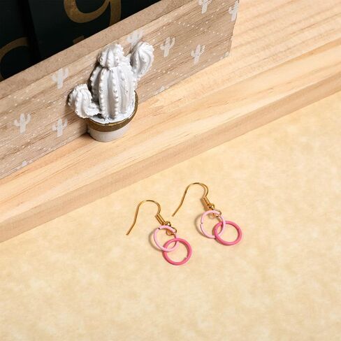 200 Pieces Colored Jump Rings 10mm Open Jump Rings for Jewelry Making Colorful Iron Open Jumps Ring O Ring Connectors Jewelry DIY Findings for Crafts Bracelet Earring Choker Necklaces Making in Saudi Arabia