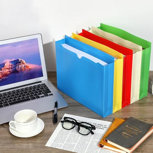 50 حزمة 2 بوصة توسيع مانيلا ملف سترات بلاستيكية قابلة للتوسيع المجلدات الثقيلة 2 بوصة توسيع مجلدات ملف الجيب عززت علامة التبويب قطع مستقيم (الكلاسيكية، ألوان متنوعة) in Kuwait