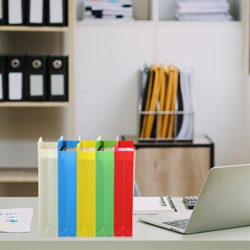 50 حزمة 2 بوصة توسيع مانيلا ملف سترات بلاستيكية قابلة للتوسيع المجلدات الثقيلة 2 بوصة توسيع مجلدات ملف الجيب عززت علامة التبويب قطع مستقيم (الكلاسيكية، ألوان متنوعة) in Kuwait