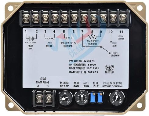 Generator Speed Controller 3062323 3098693 4296674 4296675 4914091 Speed Stabilizer Governor Engine Control Circuit Board(3098693 replace) in Kuwait