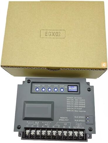 EG2000 EG3000 EG3002 مولد محافظ وحدة التحكم في السرعة منظم فرش المولد أجزاء المحرك أجزاء التحكم الإلكترونية (EG3002 الأصلي) in Saudi Arabia