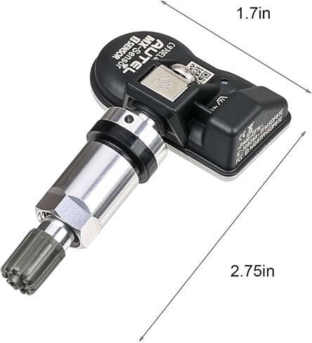 مستشعرات Autel TPMS، مستشعر Mx قابل للبرمجة لضغط الإطارات، 315 ميجا هرتز + 433 ميجا هرتز، مستوى OE للضغط (8 قطع، صمامات معدنية) مبرمج بواسطة TS508 TS408 TS508WF TS608 TS900 MS906TS ITS600 PRO MS906PRO-TS in Kuwait