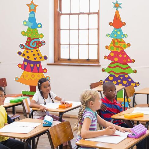 gisgfim عيد الميلاد الفصول الدراسية باب راية شجرة عيد الميلاد باب الزينة مجموعة، عيد ميلاد سعيد شجرة عيد الميلاد ورقة القواطع علامة الباب لفصل الشتاء عطلة الفصول الدراسية جدار باب المدرسة المنزل ديكور حفلة عيد الميلاد in Saudi Arabia