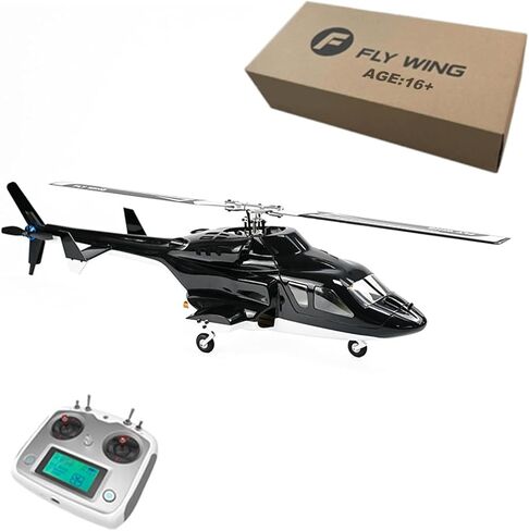 RC Helicopter with GPS, FLYWING FW450L Air-Wolf 450 Class 2.4G RC Military Helicopter, with GPS Positioning, Brushless Motor, Four Flight Modes (RTF Version) in Saudi Arabia