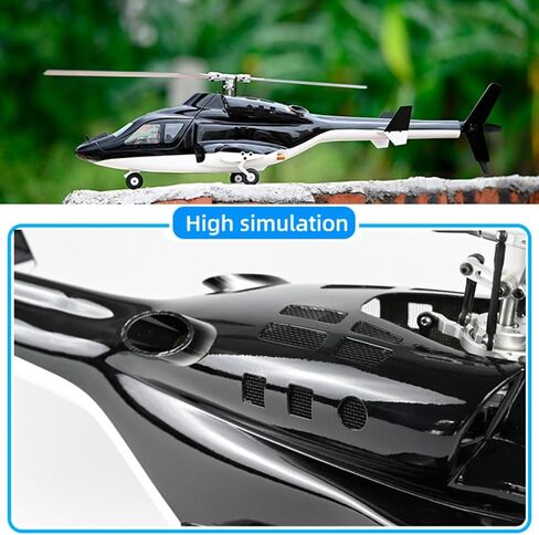 RC Helicopter with GPS, FLYWING FW450L Air-Wolf 450 Class 2.4G RC Military Helicopter, with GPS Positioning, Brushless Motor, Four Flight Modes (RTF Version) in Saudi Arabia