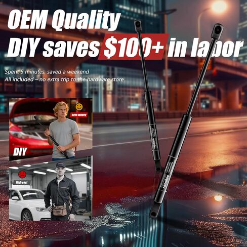 Vepagoo 2 Front Hood Gas Lift Supports Struts 6877 Compatible for Hyundai Santa Fe 2013-2018, Hyundai Santa Fe Sport 2013-2018, Hyundai Santa Fe XL 2013-2019, 96877, 679035, 811613Q000 in Kuwait