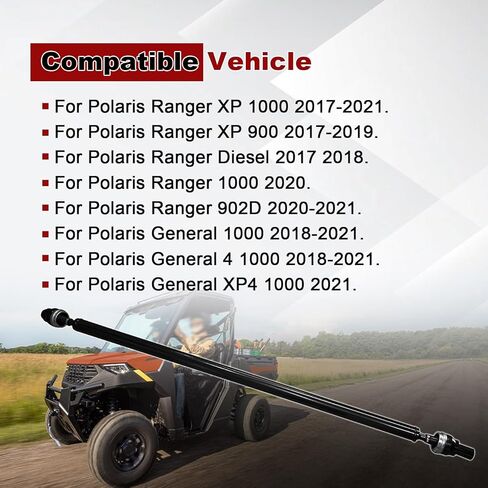 1334469 1333680 مجموعة عمود الدفع الأمامي Shaf 65in CV PRO متوافقة مع Polaris Ranger XP 900 1000 2017 2018 2019 2020 2021 in Kuwait