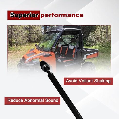 1334469 1333680 مجموعة عمود الدفع الأمامي Shaf 65in CV PRO متوافقة مع Polaris Ranger XP 900 1000 2017 2018 2019 2020 2021 in Kuwait