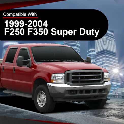 CROSSDESIGN أداة العنقودية داش الحافة الحافة 4x4 ث / O ثقب متوافق مع فورد F250 F350 سوبر ديوتي 1999-2004 أسود in Kuwait