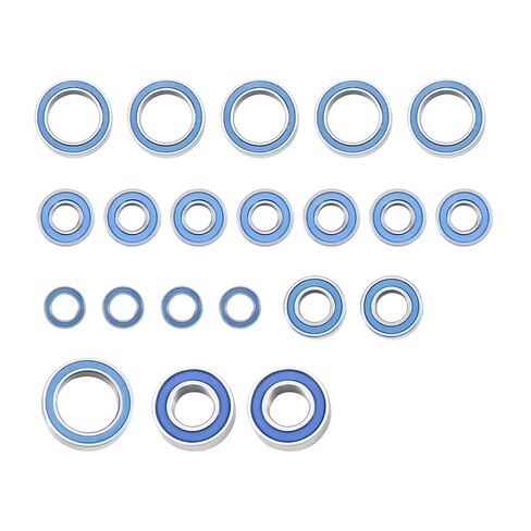 Compatible with Traxxas for Slash 4X4 for VXL for Rustler for Stampede HQ727 1/10 RC Car Parts Accessories 21Pcs Sealed Bearing Kit RC Upgrade Spare in Saudi Arabia