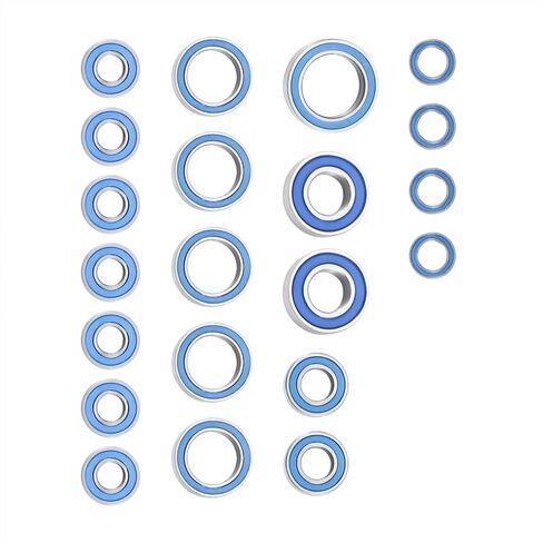 Compatible with Traxxas for Slash 4X4 for VXL for Rustler for Stampede HQ727 1/10 RC Car Parts Accessories 21Pcs Sealed Bearing Kit RC Upgrade Spare in Saudi Arabia