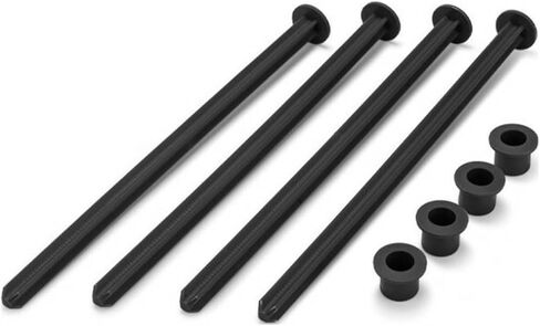 عصا إطار الشاحنة للطرق الوعرة 5166-2 1/8 من J Concepts - تحمل 4 إطارات مثبتة باللون الأسود - in Saudi Arabia