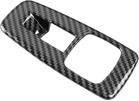 Carbon Texture Door Window Glass Lift Switch Buttons Control Panel Frame Armrest Covers Trim Compatible With BMW 7 Series G11 G12 2016-2021(LHD) in Saudi Arabia