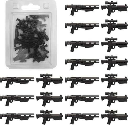 Space Wars Clone Trooper Figures DC-15 Blasters Weapons Pack Accessories Kit for figs, Building Blocks Toy Set Compatible with Major Brand in Saudi Arabia
