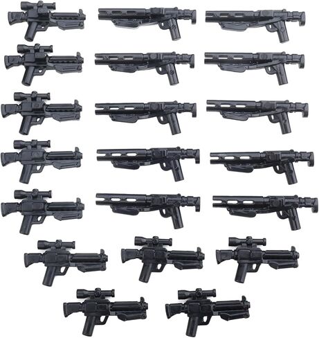Space Wars Clone Trooper Figures DC-15 Blasters Weapons Pack Accessories Kit for figs, Building Blocks Toy Set Compatible with Major Brand in Saudi Arabia