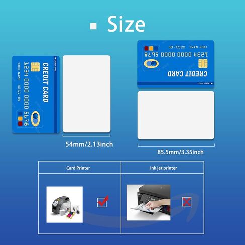 50 قطعة من بطاقات NFC NTAG215 فارغة قابلة للطباعة NFC بطاقة ISO بحجم CR80 بطاقات NFC الرئيسية متوافقة مع TagMo وجميع الأجهزة التي تدعم NFC in Kuwait