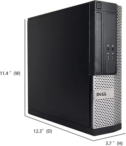 Dell OptiPlex Computer Desktop PC, Intel Core i5 3rd Gen 3.2 GHz, 16GB RAM, 2TB HDD, MTG, 22 Inch LED Monitor, RGB Keyboard and Mouse, WiFi, Windows 10 Pro (Renewed) in Saudi Arabia