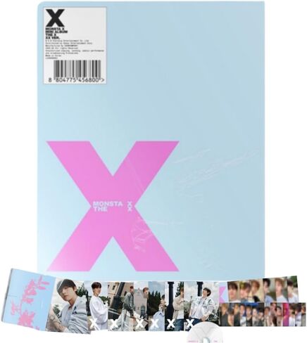 MONSTA X THE X 13th Mini Album [XX Ver.] CD + Photobook + Photocard + Unit Photocard (N the Front) in Saudi Arabia
