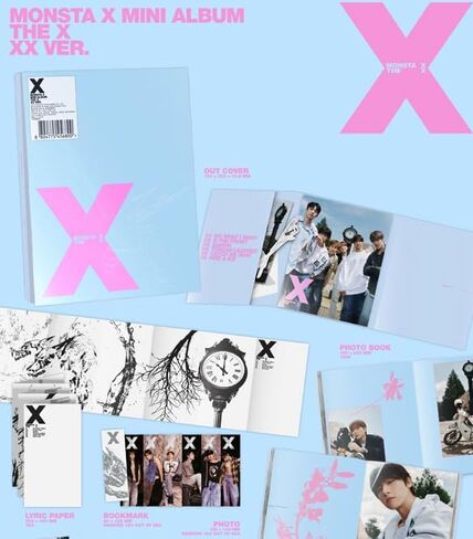 MONSTA X THE X 13th Mini Album [XX Ver.] CD + Photobook + Photocard + Unit Photocard (N the Front) in Saudi Arabia