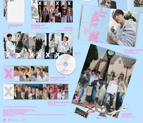 MONSTA X THE X 13th Mini Album [XX Ver.] CD + Photobook + Photocard + Unit Photocard (N the Front) in Saudi Arabia