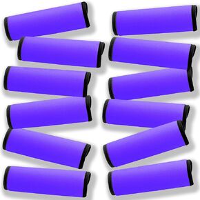 لفافة مقبض الأمتعة، 12 قطعة من أغلفة مقبض الأمتعة السائبة لحقائب السفر، أغلفة/غطاء/مقابض للحمل/الحقيبة/إكسسوارات السفر للسيارة للأمتعة (مختلط 4.0) in Kuwait