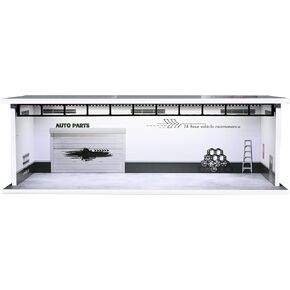 Display Case for Hot Wheels,Diorama 1/64 Scale Car Garage Model with LED Lights and Acrylic Cover, Stackable Car Parking Lot Model,Diecast Car Display Case (Underground Garage) in Saudi Arabia