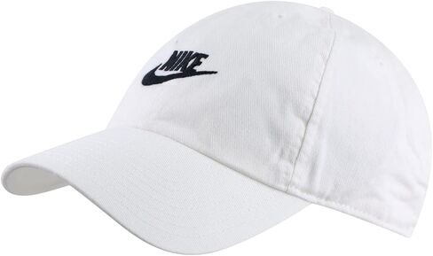 NIKE Sportswear Unisex H86 Futura Cap, White/White/Black, One Size in Kuwait