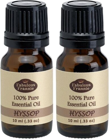 Fabulous Frannie Hyssop 100% Pure, Undiluted Essential Oil 10ml (Pack of 1) in Saudi Arabia