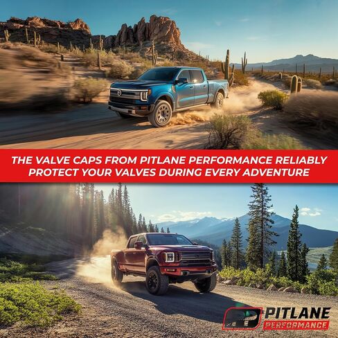 أغطية جذعية صمامات الإطارات Pitlane Performance® (8 عبوات) أغطية صمام شريدر ممتازة من الألومنيوم مع سدادة، مقاومة للتآكل، حماية متينة للسيارات وسيارات الدفع الرباعي والدراجات النارية والدراجات العلم الأمريكي in Kuwait