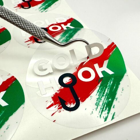 Transparent (Clear) Custom Stickers, Personalized Vinyl Decals with Your Logo, Name, or Text, Waterproof Labels for Business, Branding, Circle, Square, or Rectangle 1.5-5 inch, 100 Qty (Transparent) in Saudi Arabia