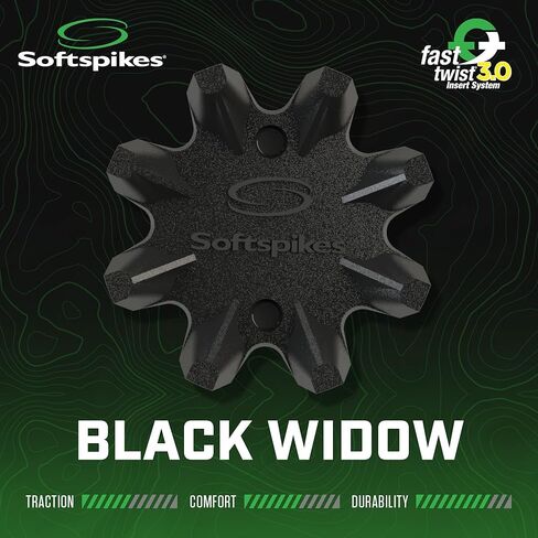 Softspikes Black Widow Classic Cleat Small Metal Thread, 22 Count in Saudi Arabia