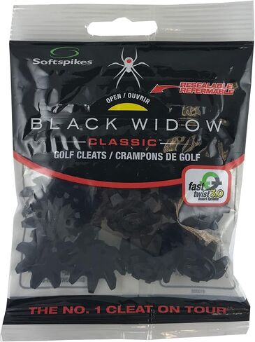 Softspikes Black Widow Classic Cleat Small Metal Thread, 22 Count in Saudi Arabia