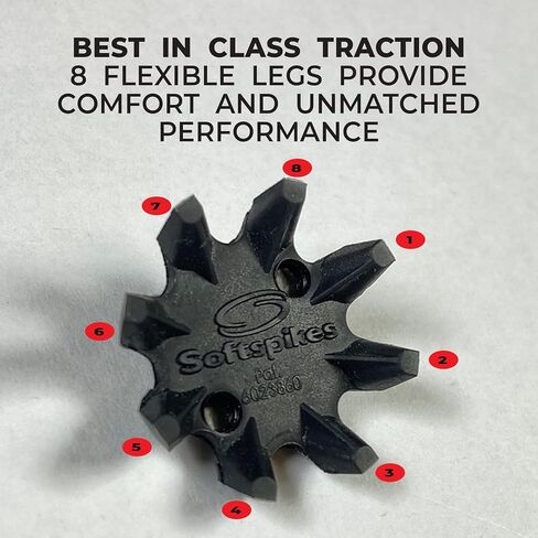 Softspikes Black Widow Classic Cleat Small Metal Thread, 22 Count in Saudi Arabia