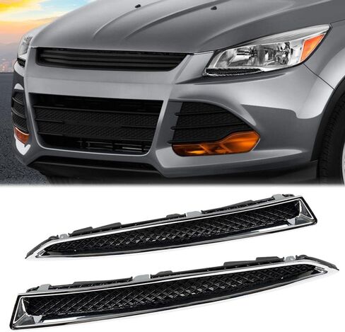 PIT66 Lower Grille Grill, Compatible with 2013-2018 Dodge Ram 1500, Bumper Close Out Panel (Dodge Ram 1500, 2013-2018) 68207015AA in Saudi Arabia