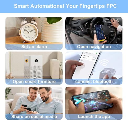 14 قطعة من علامات NFC NTAG215 FPC ملصقات أظافر ذكية مرنة NFC علامات مفاتيح إلكترونية مقاومة للماء قابلة للبرمجة، ملصق RFID مستدير 10 مم، ملصقات NFC مرنة للهواتف والأجهزة القابلة للارتداء والأتمتة in Kuwait