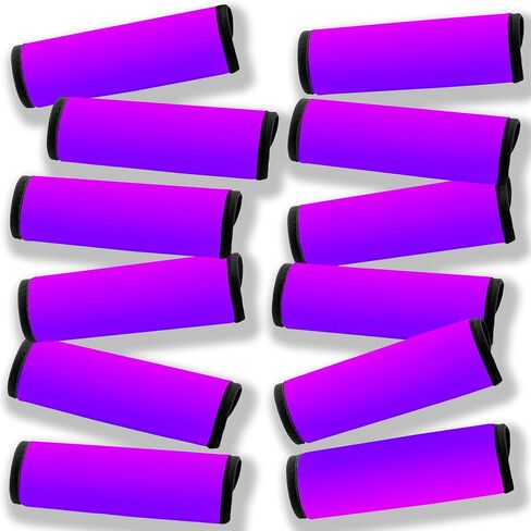 Luggage Handle Wrap 12 Pack-Bulk Luggage Handle Wraps for Suitcases Neoprene Handle Wraps/Cover/Grips for Carry on/Bag/Car Travel Accessories for Luggage (Mixed 12) in Kuwait