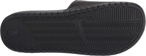 Nike Men's Benassi Just Do It Slide Sandal, Black/White-University Red, 13 in Kuwait