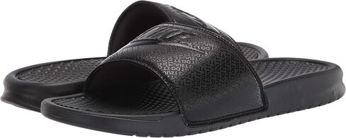 Nike Men's Benassi Just Do It Slide Sandal, Black/White-University Red, 13 in Kuwait