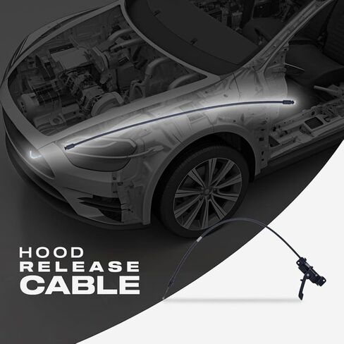 KarParts360 لكابل تحرير غطاء محرك السيارة تشيفي ترافيرس 2018 2019 2020 | أسود | بلاستيك/معدن | استبدال ل 84215989 in Saudi Arabia