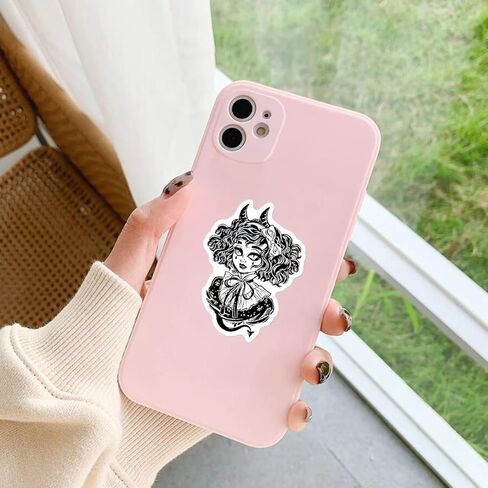 100Pcs Vintage and Conservative Graffiti Tattoo Stickers, Retro Horror Sticker Pack for Adults Men Girls Teens boys, Vinyl Waterproof Cool Stickers Deals for Laptop Water Bottle Hy(100Vintage) in Saudi Arabia
