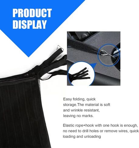 2 PCS Car Grille Protection Net, Thickened Heat-resistant & Anti-aging Vehicle Air Intake Filter, Engine Compartment Protection Net for Block Debris Small Animals, for Most Cars (Black) in Saudi Arabia