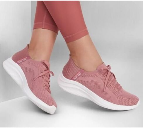 Skechers Sport Women's Women's Ultra Flex 3.0-Brilliant Path Sneaker, White, 9.5 W US in Saudi Arabia