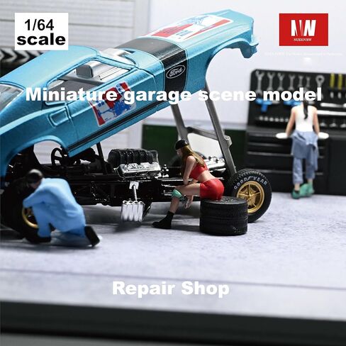 Display Case for Hot Wheels,Diorama 1/64 Scale Car Garage Model with LED Lights and Acrylic Cover, Stackable Car Parking Lot Model,Diecast Car Display Case (Underground Garage) in Saudi Arabia