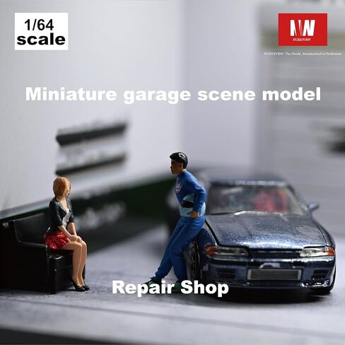 Display Case for Hot Wheels,Diorama 1/64 Scale Car Garage Model with LED Lights and Acrylic Cover, Stackable Car Parking Lot Model,Diecast Car Display Case (Underground Garage) in Saudi Arabia