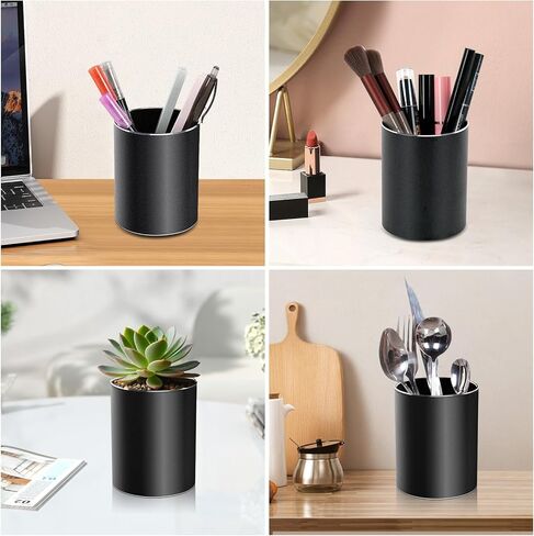 Christian Gifts,Metal Pen Holder Aluminum Pencil Holder for desk,Round Desktop Organizer and Black Pencil Cup for Office, School, Home and Stationary Supplies (Philippians 4:13) in Saudi Arabia