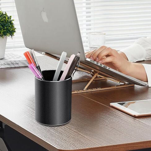 Christian Gifts,Metal Pen Holder Aluminum Pencil Holder for desk,Round Desktop Organizer and Black Pencil Cup for Office, School, Home and Stationary Supplies (Philippians 4:13) in Saudi Arabia